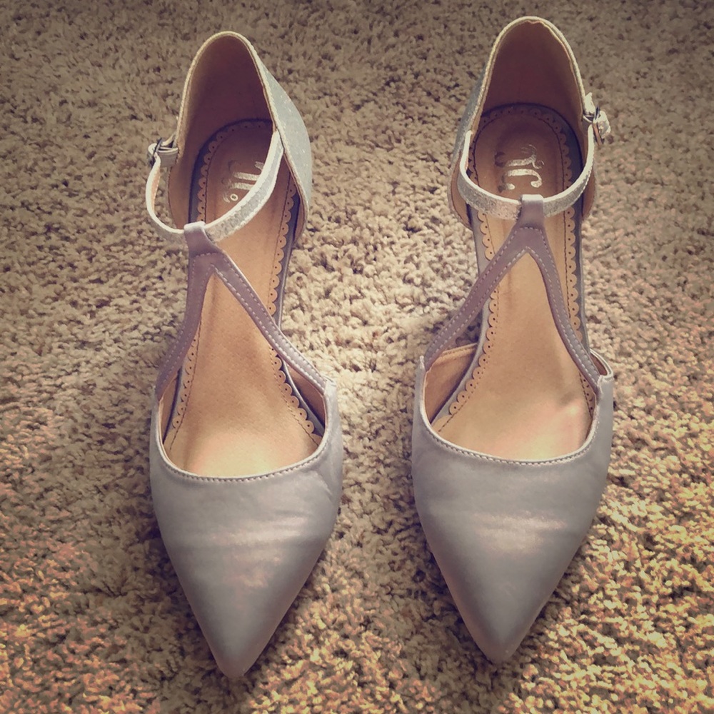 Silver heels